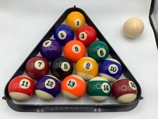 2-1/4" Billiard Balls Set 16 Piece Deluxe Games Pool Table Balls Standard Size