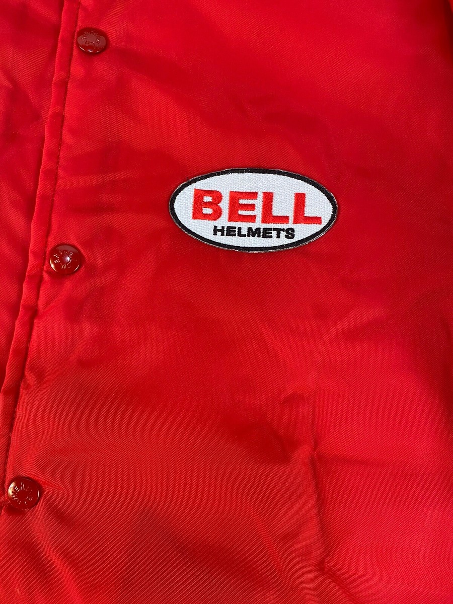 Vintage 70s 80s Bell Helmets Windbreaker Coat Jacket Lined Racing