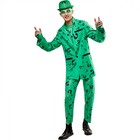Riddler Batman Forever Deluxe Adult Costume Green