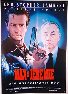 MAX & JEREMIE Christopher Lambert, Philipppe Noiret- Filmplakat DIN A1 (gerollt)