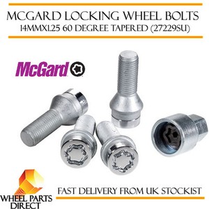 McGard Locking Wheel Bolts 14x1.25 Nuts for BMW 4 Series F32 14-16