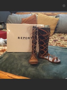 tall brown gladiator sandals