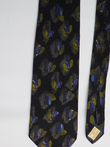 Villa Bolgheri 100% Silk Necktie Designer Length 58 Inch width 3.8 Inch - Picture 5 of 7