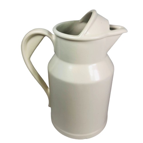 Jarra de agua vintage Metlox Poppytrail esculpida margarita con labio de hielo 9,75 pulgadas de alto - Imagen 5 de 12