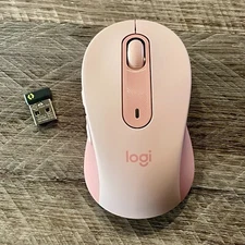 Logitech Signature M650 Bluetooth & BOLT USB Wireless Mouse for PC/MAC - Rose