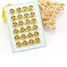 Mini Button Buckle Invisible Metal Snap Buttons Fasteners Press Studs Buttons...