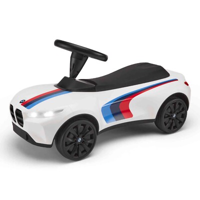 BMW Baby Racer IV Motorsport Kinderauto mit Licht & Hupe | Weiß | NEU