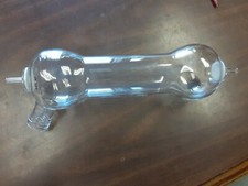 Peptide synthesis manual reaction vessel, 500ml hour glass style