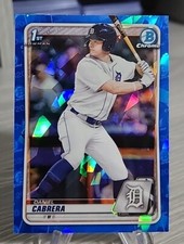Daniel Cabrera 2020 Bowman Chrome Sapphire 1st Bowman #BD-62 Tigers
