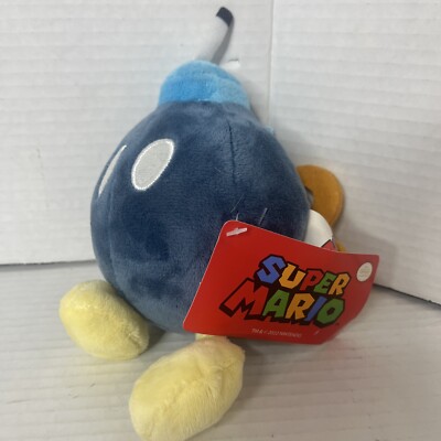 Super Mario Good Stuff Bomb Bob-omb Plush 8'' Nintendo Stuffed Doll Figure Toy 