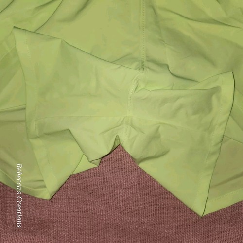 The North Face Women's WanderShorts Neon Sharp Green Flashdry Zip Pocket LARGE L - Picture 5 of 9