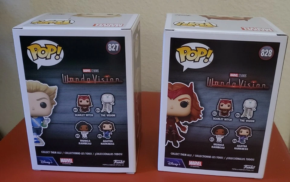 Pietro Maximoff & Bruja Escarlata Exclusivo Wandavision Marvel Funko Pop! Set Foto 4 de 4