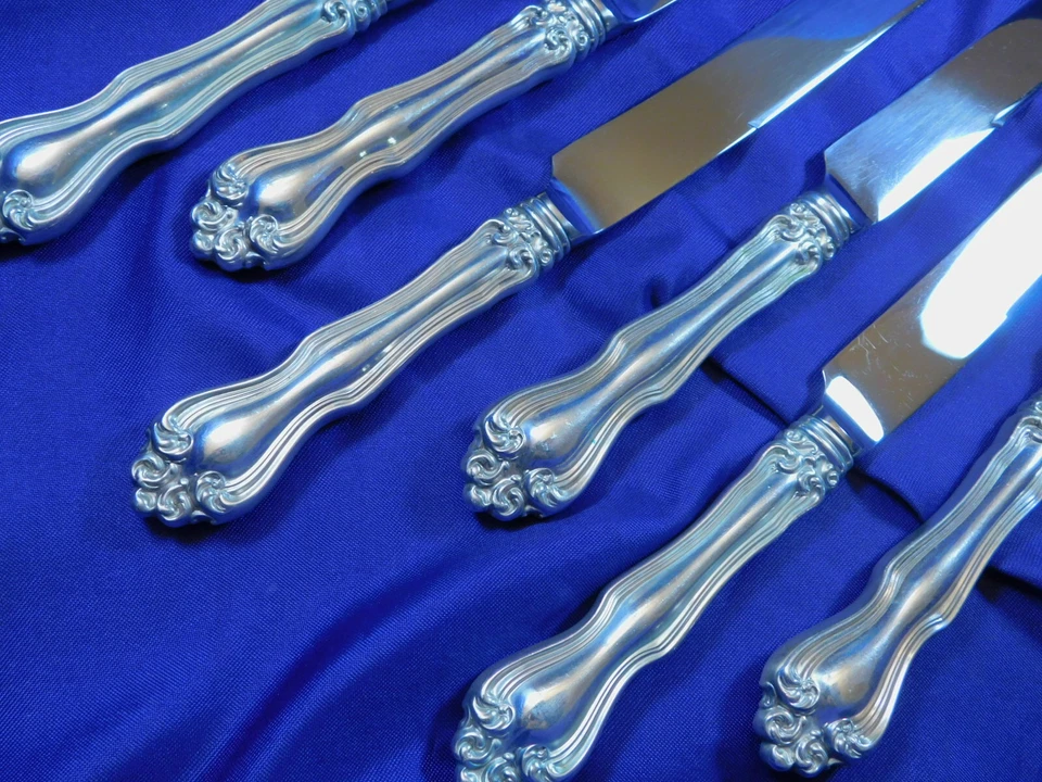 WESTMORLAND GEORGE & MARTHA 华盛顿纯银刀 - 非常好 — 第 2/4 张图片