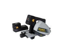Rohrsäge Exact PipeCut P400 Akku Trennen+Anfasen Kunststoff Rohr 25mm ø 100-400 