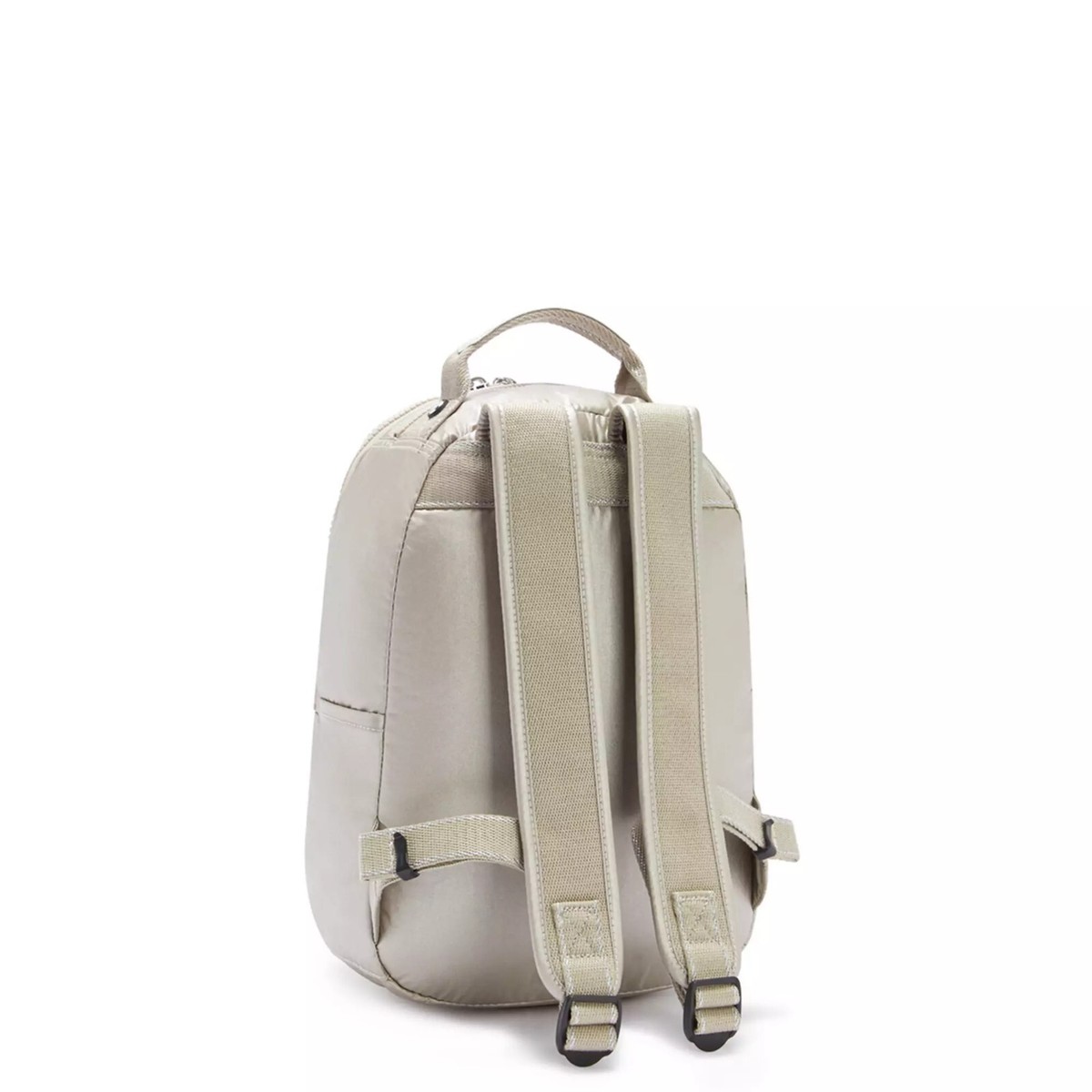 NWT Beautiful Designer KIPLING Seoul S Cloud Metal Silver