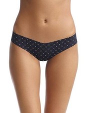 SALE - Commando Classic Print Thong in Bling - S/M, M/L