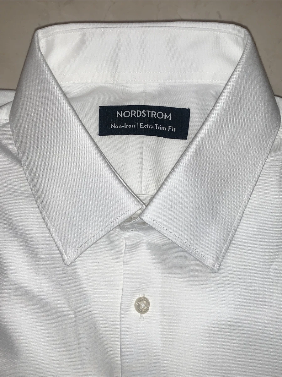 Nordstrom mens white sales dress shirt