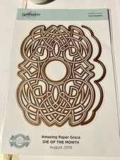 Spellbinders Large Die of the Month August 2019 Amazing Paper Grace New
