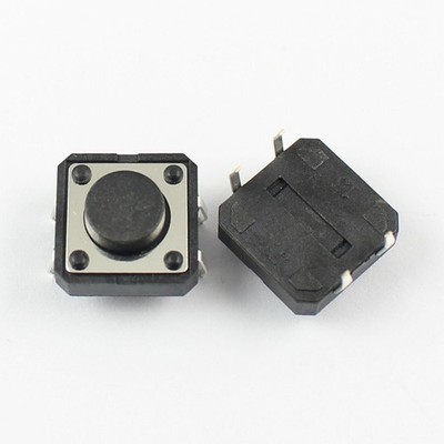 5Pcs Momentary Tactile Tact Push Button Switch 4 Pin DIP 12x12x5.5mm