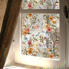 Stained Glass Window Film,Window Privacy 15.7 x 39.4 inches, Xc3027 