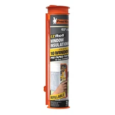 Frost King 1ft x 3ft EZ Roll Clear Window Insulation Kit Weatherstrip (10-Pack)