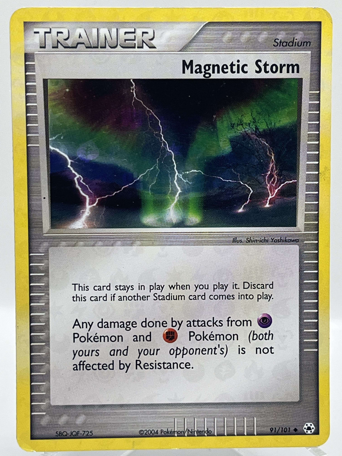 Magnetic Storm 91/101 EX Hidden Legends Reverse Holo Stamped Pokemon TCG Card