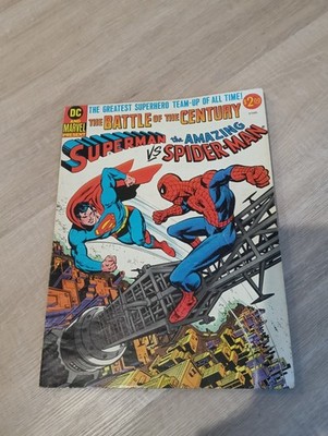 Superman vs Spider-Man 1976 DC Marvel Treasury Edition High Grade VF+