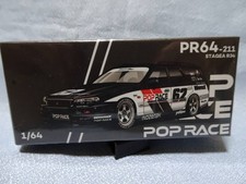 Pop Race 1/64 Pr64-211 Nissan Stagea Sg 62 - Blk