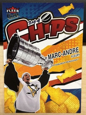 2022-23 22/23 Fleer Ultra Bag of Chips BC-15 Marc-Andre Fleury Penguins
