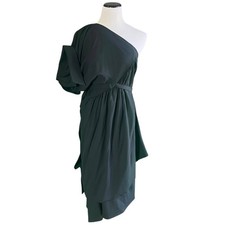 Abito drappeggiato monospalla Maison Martin Margiela x H&M nero US 6 2012 archivio
