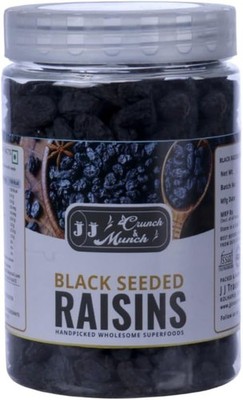 Natural Afghan Black Dried Fresh Raisins Seeded, Premium Quality, ready to eat