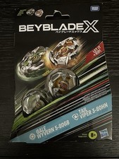 Beyblade X Gale Wyvern 5-80GB & Tail Viper 3-80HN Dual Pack New/Sealed