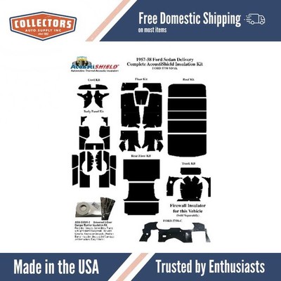 Complete Interior Insulation Kit for 1957-1958 Ford Sedan Delivery