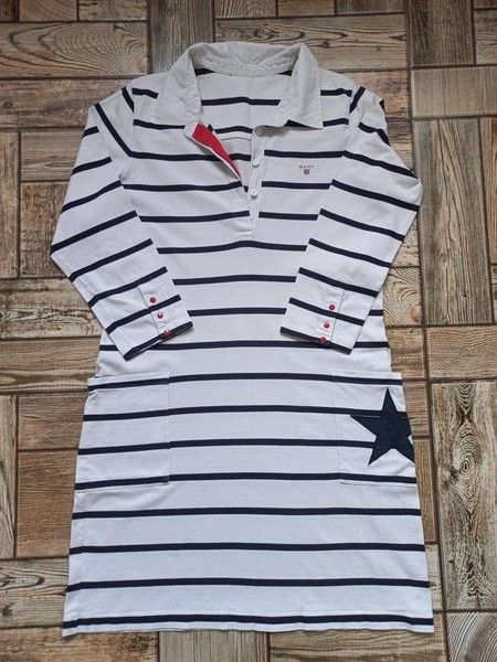 Women Gant Dress White Cotton 36