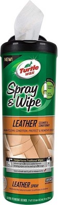 Turtle Wax 50941 Spray & Wipe Leather Cleaner & Conditioner