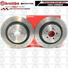 PAAR GELOCHT GERILLT BREMBO BREMSSCHEIBEN HINTEN FÜR MERCEDES SL63 SL65 AMG 360mm PAAR GELOCHT GERILLT BREMBO BREMSSCHEIBEN HINTEN FÜR MERCEDES SL63 SL65 AMG 360mm