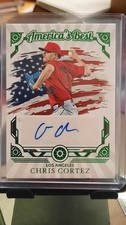 2025 Panini Boys of Summer - America's Best Signatures Chris Cortez, Emerald /5