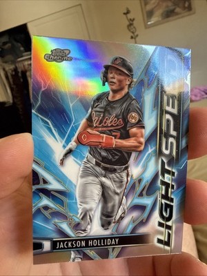 2025 Topps Chrome Cosmic #LS-11 Jackson Holliday Light Speed