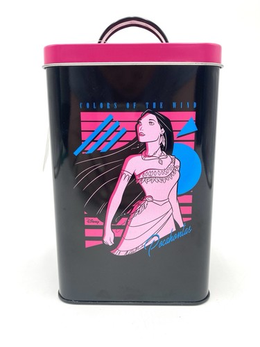 Disney Funko Pocahontas Storage Tin Colors Of The Wind 80s Retro Style W/Lid Tag - Picture 2 of 12