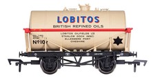 Dapol OO 14T Tank Wagon Class A Lobitos (Blue/Red Shade) Stone 107