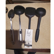 Cooking Concepts 4 Piece Utensil Set Black Si...
