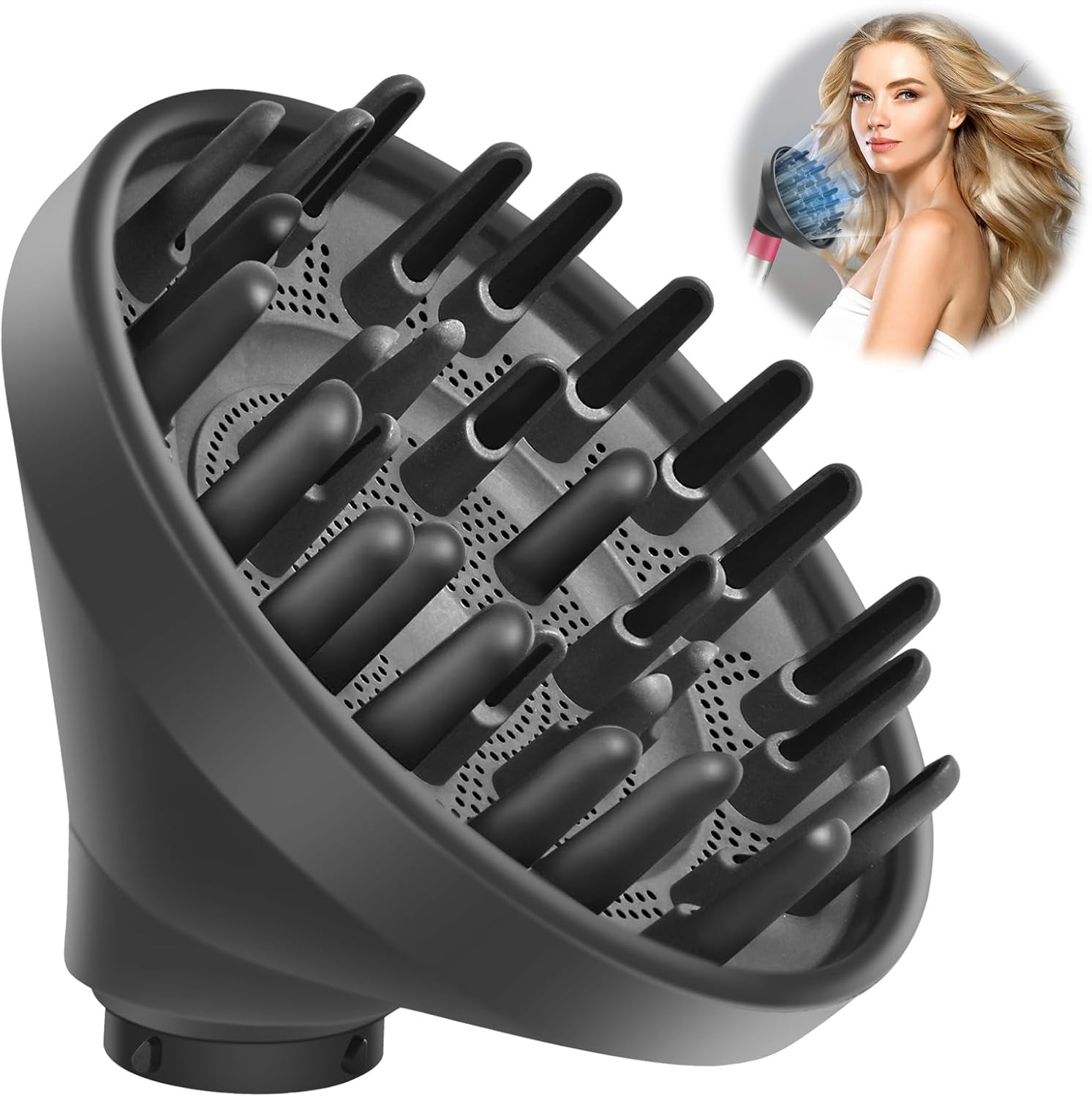 Diffuseur sèche-cheveux accessoire HS01 pour routine boucles matinale