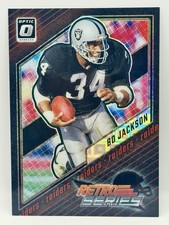 Bo Jackson 2023 Donruss Optic Retro Series Purple Stars Prizm /25 SSP