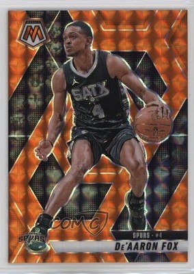 2024-25 Panini Mosaic Orange Mosaic Prizm 149/249 De'Aaron Fox #124 0q3