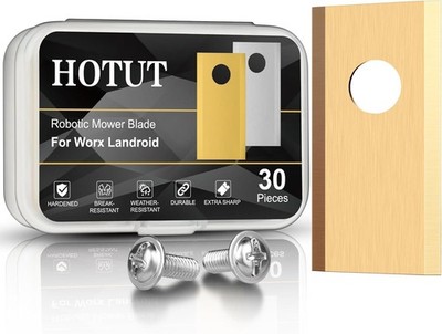 HOTUT Titan Ersatzmesser für Mähroboter, 30PCS Universal Ersatzklingen, WORX