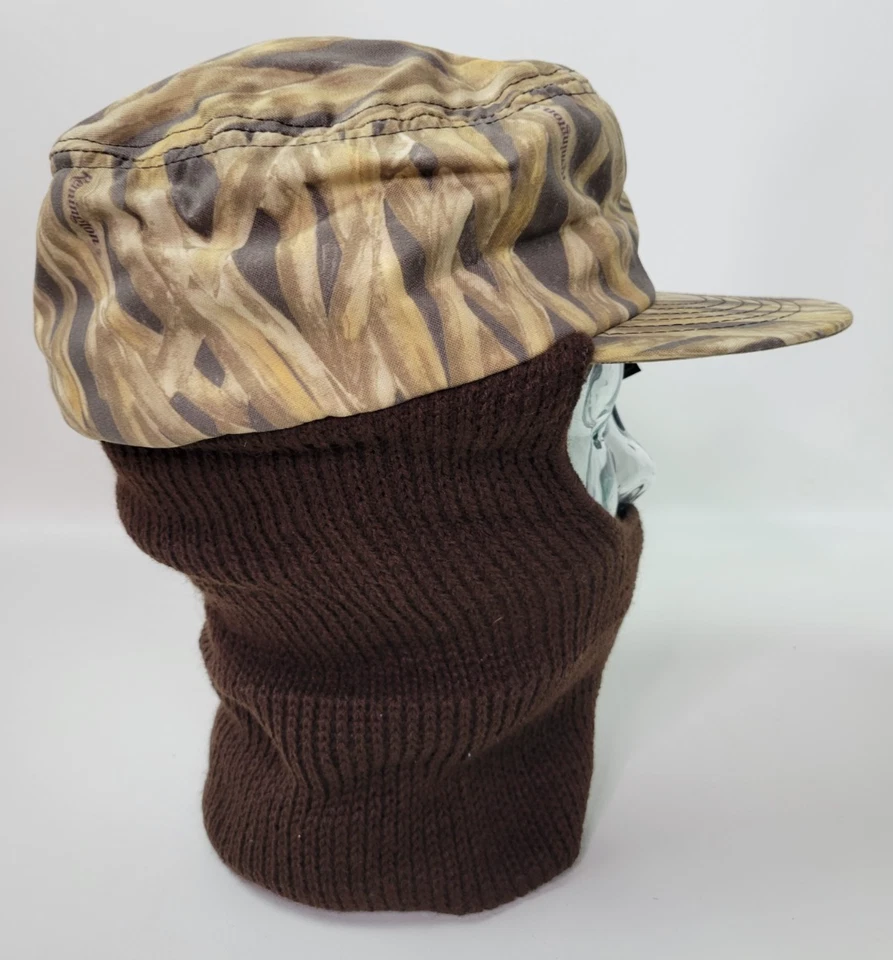NWT Vtg Cabelas Camo Hunting Hat w. Knit Gaiter Cover Remington Goretex XL - Image 4 of 4