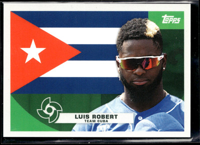 Luis Robert - 2023 World Baseball Classic Global Stars #F-17 Flags of a Nation