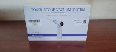 Tonsil Stone Vacuum System, Electric Tonsil Stone Removal Kit Brand New Sealed