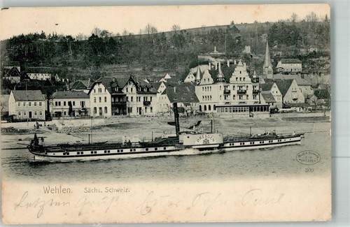 13992618 - 8306 Wehlen Stadt Raddampfer Dresden Verlag Wilhelm Hoffmann Nr. 300