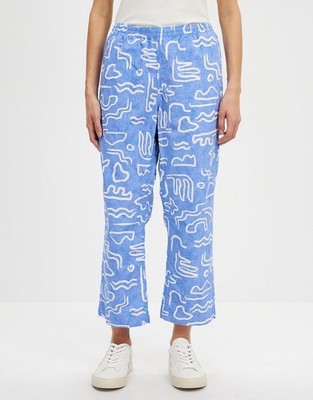 Patagonia Funhoggers PANTS  Thriving Planet Sz XL Channel Islands vessel Blue